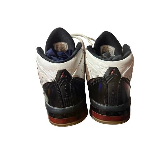 Nike Jordan 16.5 Retro Size 11 White Varsity Red Black 2009 Leather Basketball - Picture 4 of 9